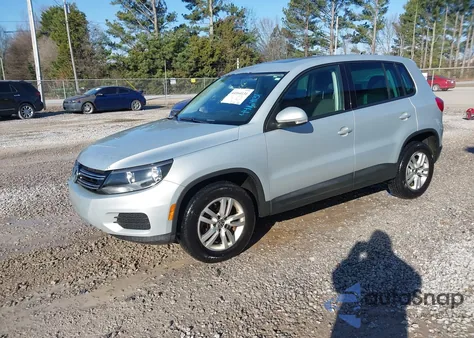 2012 Volkswagen Tiguan S из США, поврежденный, VIN WVGAV7AX8CW609473